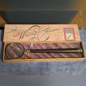 Magnifier Loupe Boxed Magnifying Glass - Red & Gray Packaging